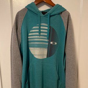 Oakley Green and Gray Mens Sweatshirt - Large